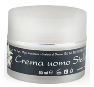 Crema viso uomo alla Stella alpina 50 ml