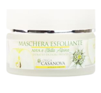 Maschera peeling Aha e Stella alpina 50 ml